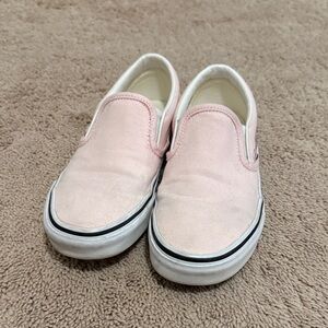 Vans Pink Slip-On Shoes